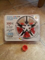 Silikonové kryty šroubů 17" Made in China (Aliexpress)....7.99 USD